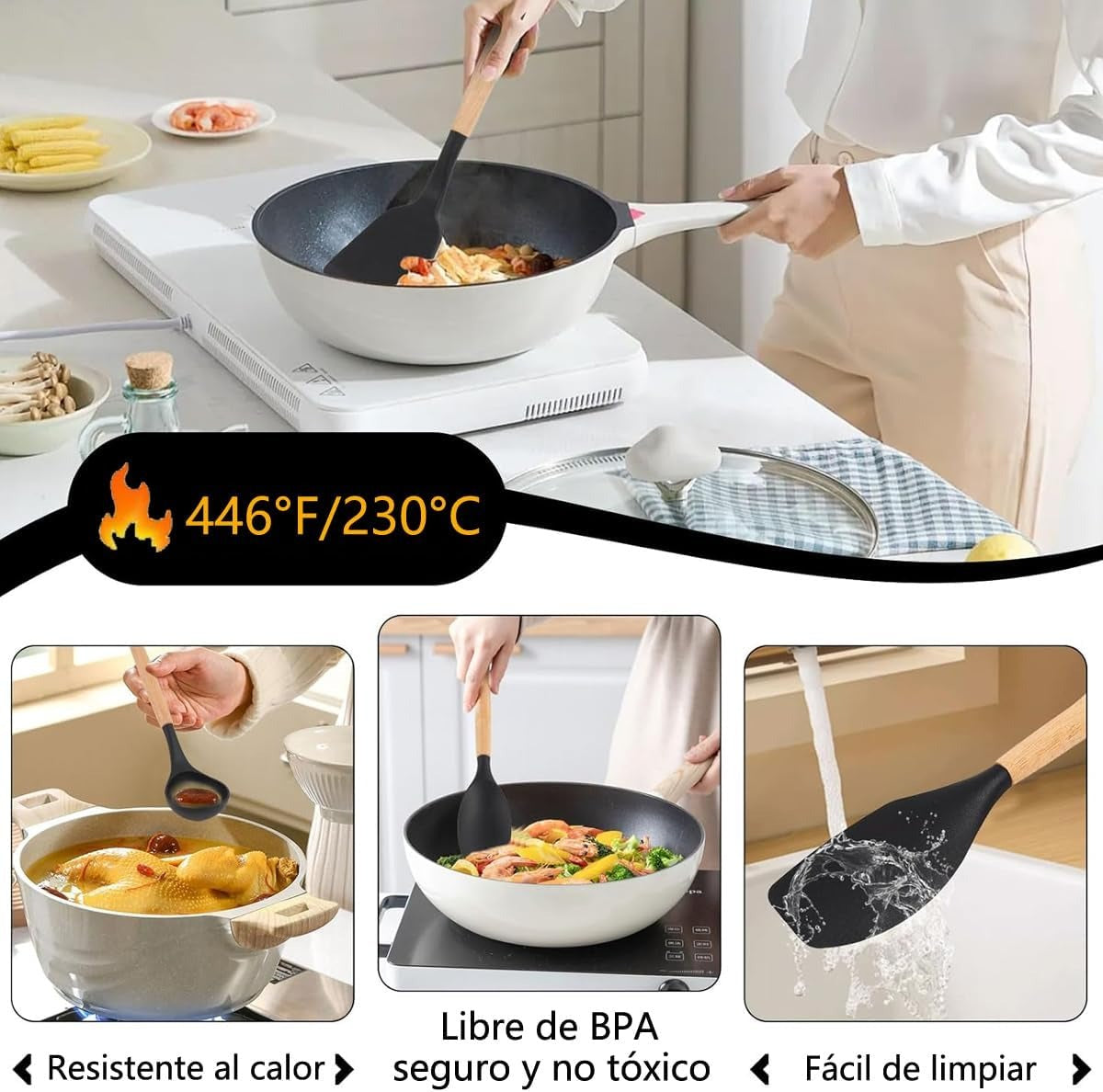 Set de cocina por 19 utensilios - Calidad Premium®