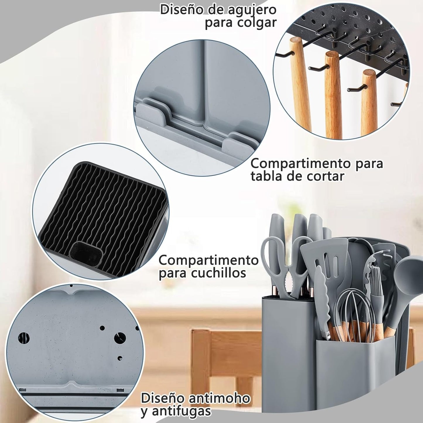 Set de cocina por 19 utensilios - Calidad Premium®