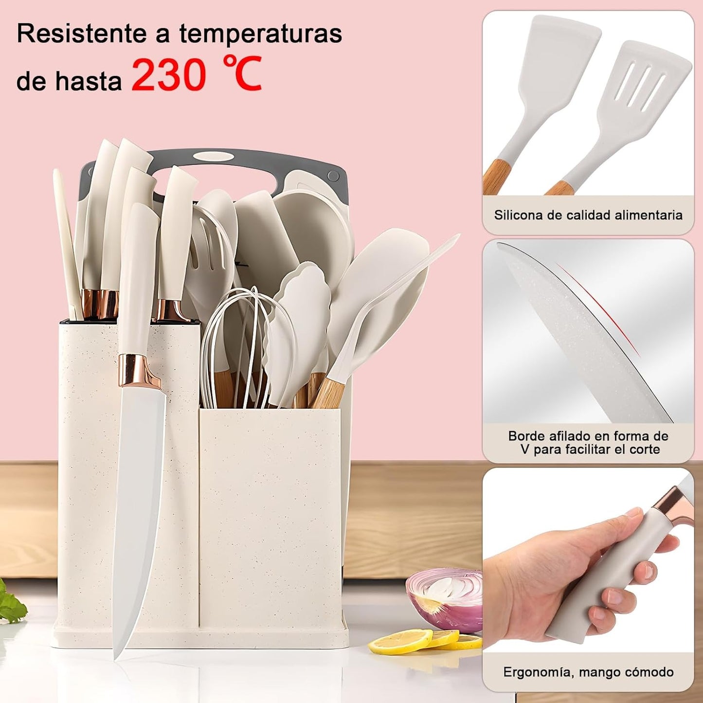 Set de cocina por 19 utensilios - Calidad Premium®