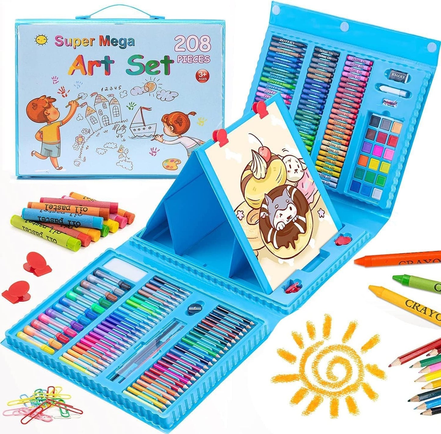 Mega Set de Arte Tamaño GIGANTE 208 PIEZAS®