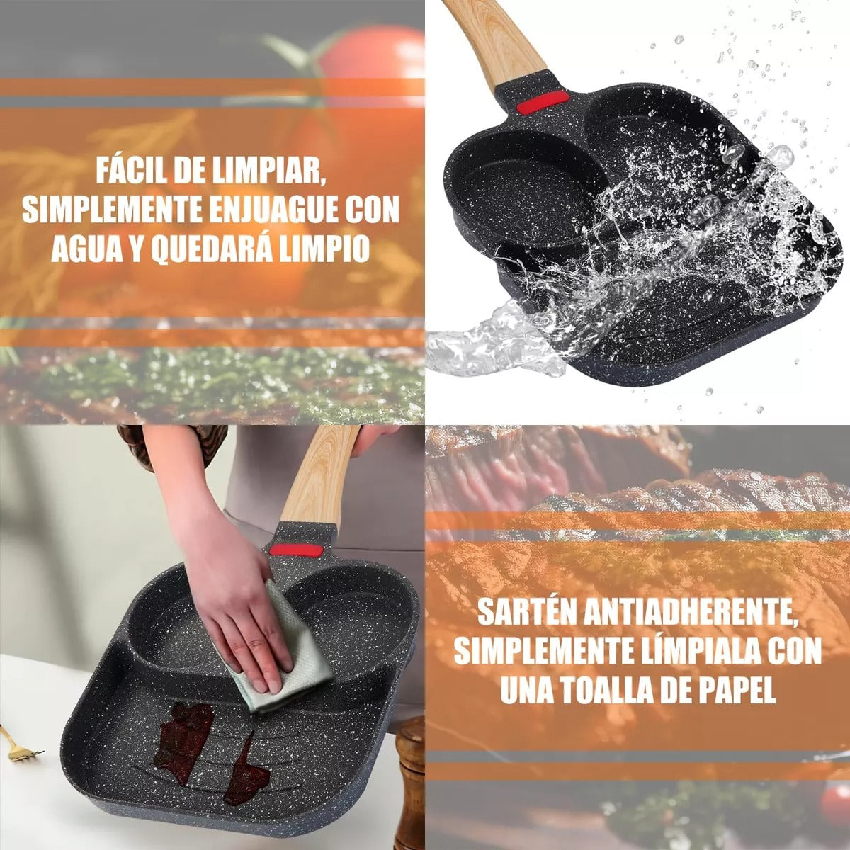 Sartén Antiadherente Multiusos - Calidad premium