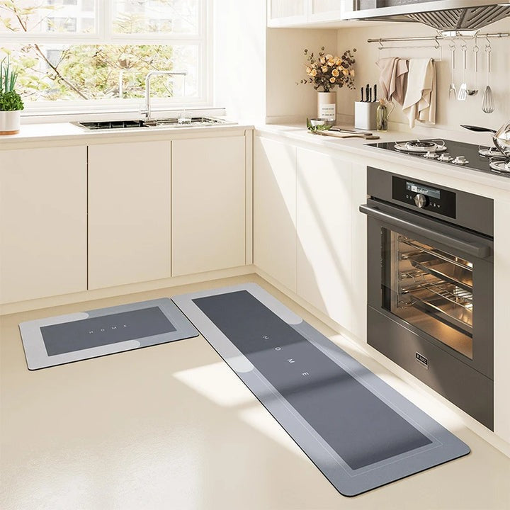Combo de tapetes absorbentes para el hogar calidad premium ( 1 tapete grande de 120X40 y 1 tapete mediano de 60x40)