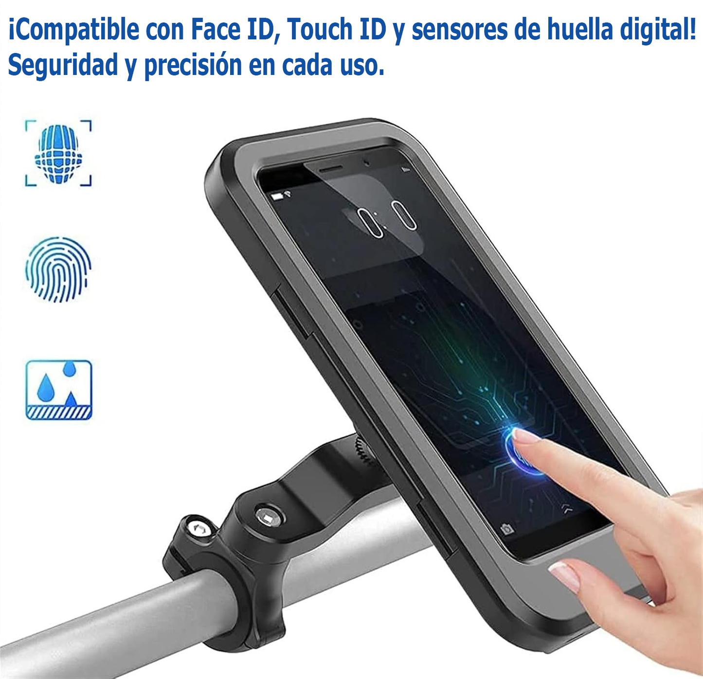 Soporte universal de celular para motos, bicicletas - Calidad Premium®