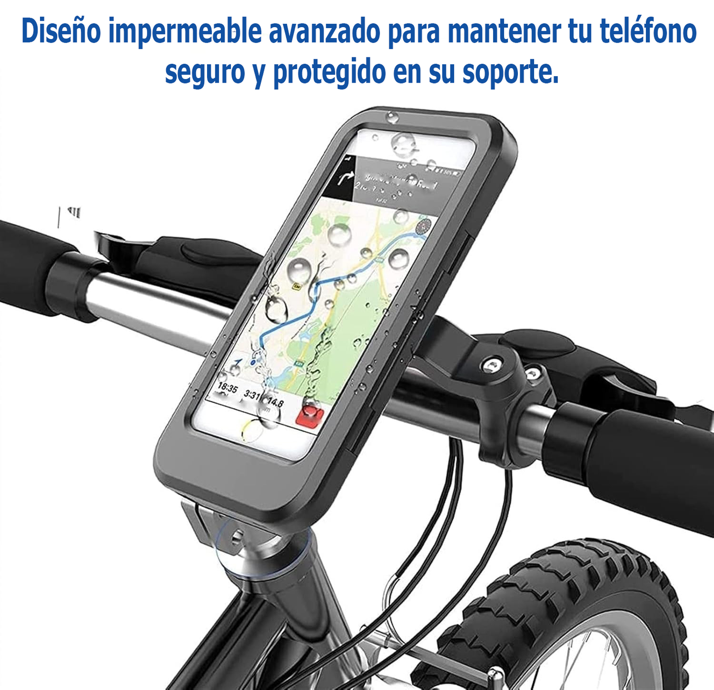 Soporte universal de celular para motos, bicicletas - Calidad Premium®