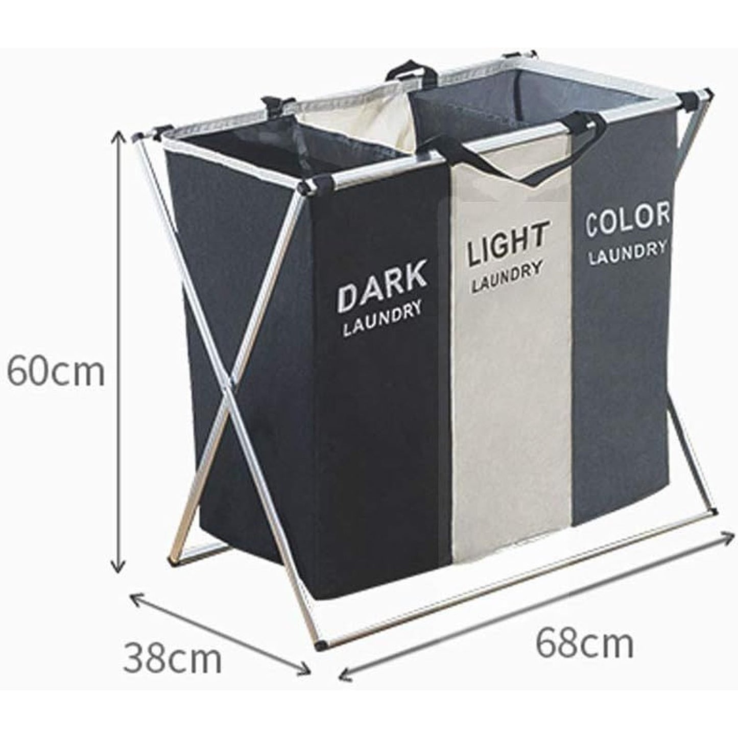 Cesto Triple Plegable Para Ropa Sucia - Calidad Premium®