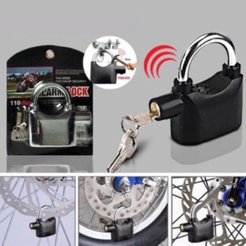 Candado de seguridad con alarma antirrobo - Multi usos