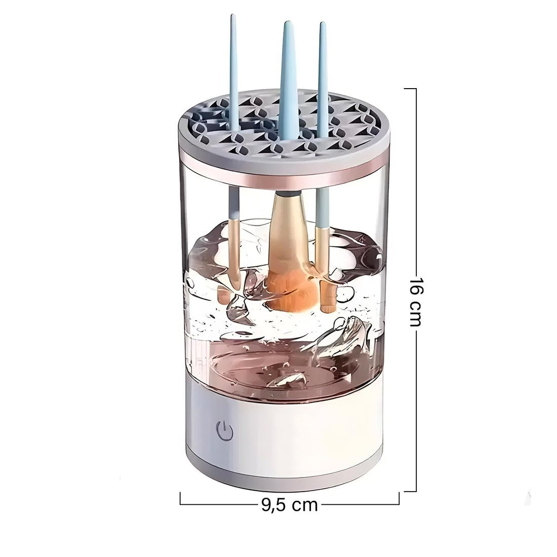 Limpiador de brochas de maquillaje eléctrico - Calidad Premium®