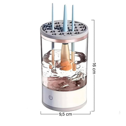 Limpiador de brochas de maquillaje eléctrico - Calidad Premium®