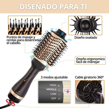 Cepillo secador y modelador Avocado 3D Keratina®