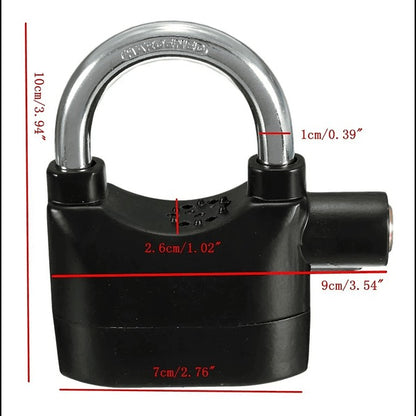 Candado de seguridad con alarma antirrobo - Multi usos