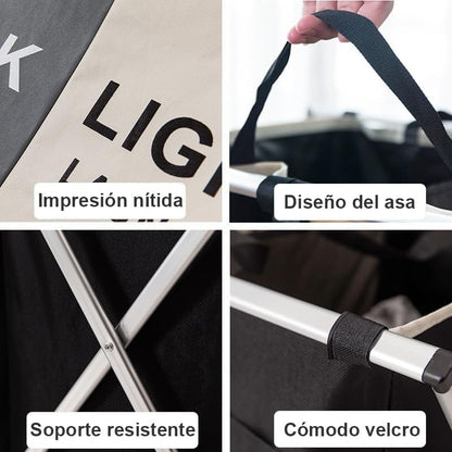 Cesto Triple Plegable Para Ropa Sucia - Calidad Premium®