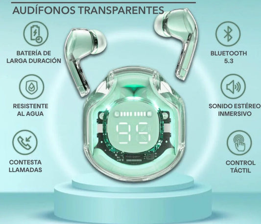 Audífonos inalámbricos bluetooth AIR PRO 39  Pantalla digital y reducción de ruido exterior®