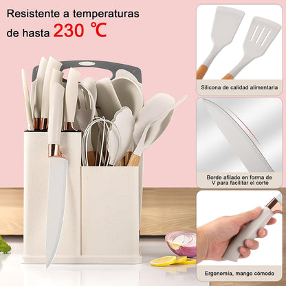 Set de cocina por 19 utensilios - Calidad Premium®