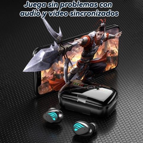 Audífonos inalámbricos bluetooth M27 Con Power Bank y Pantalla digital®