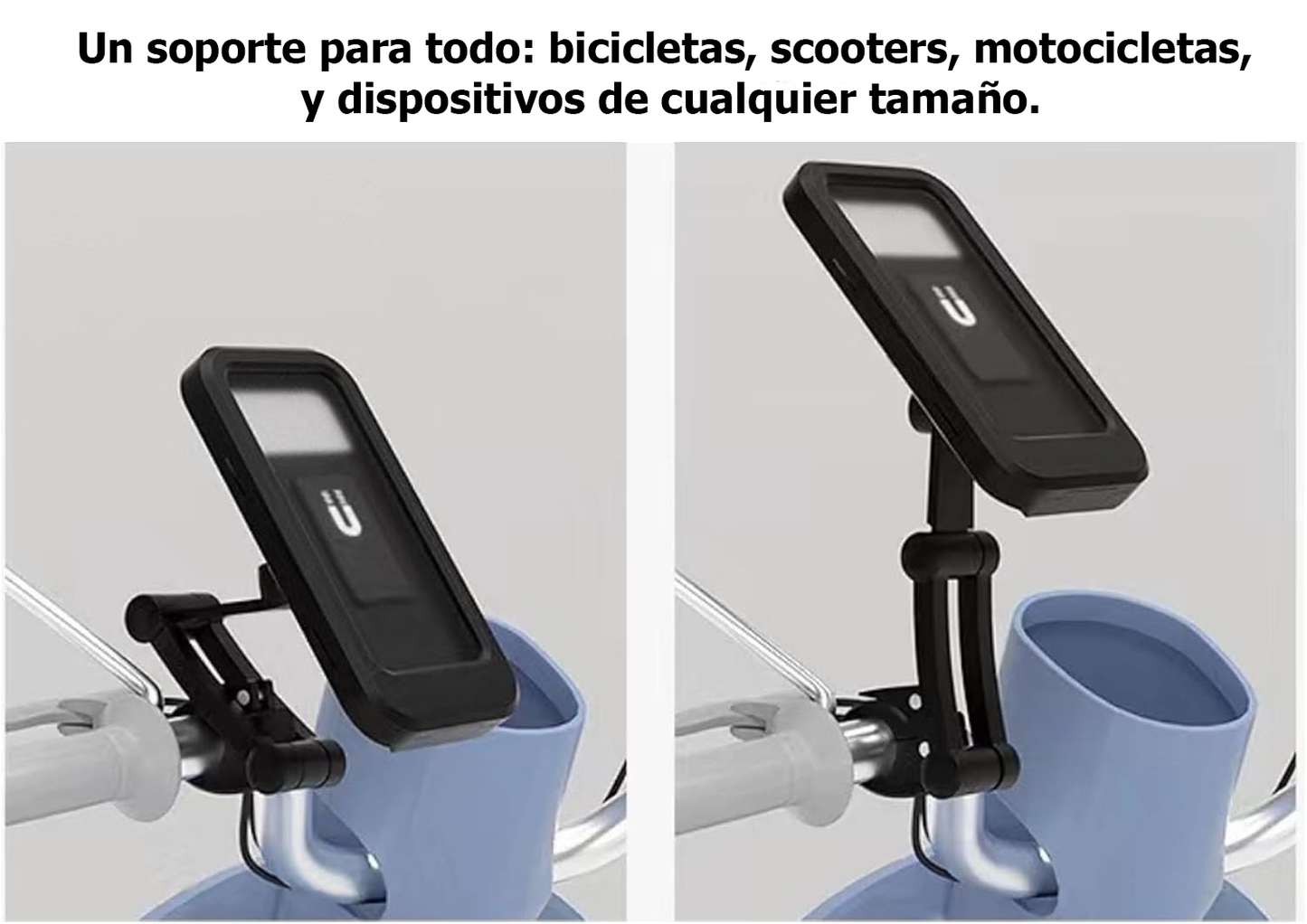 Soporte universal de celular para motos, bicicletas - Calidad Premium®