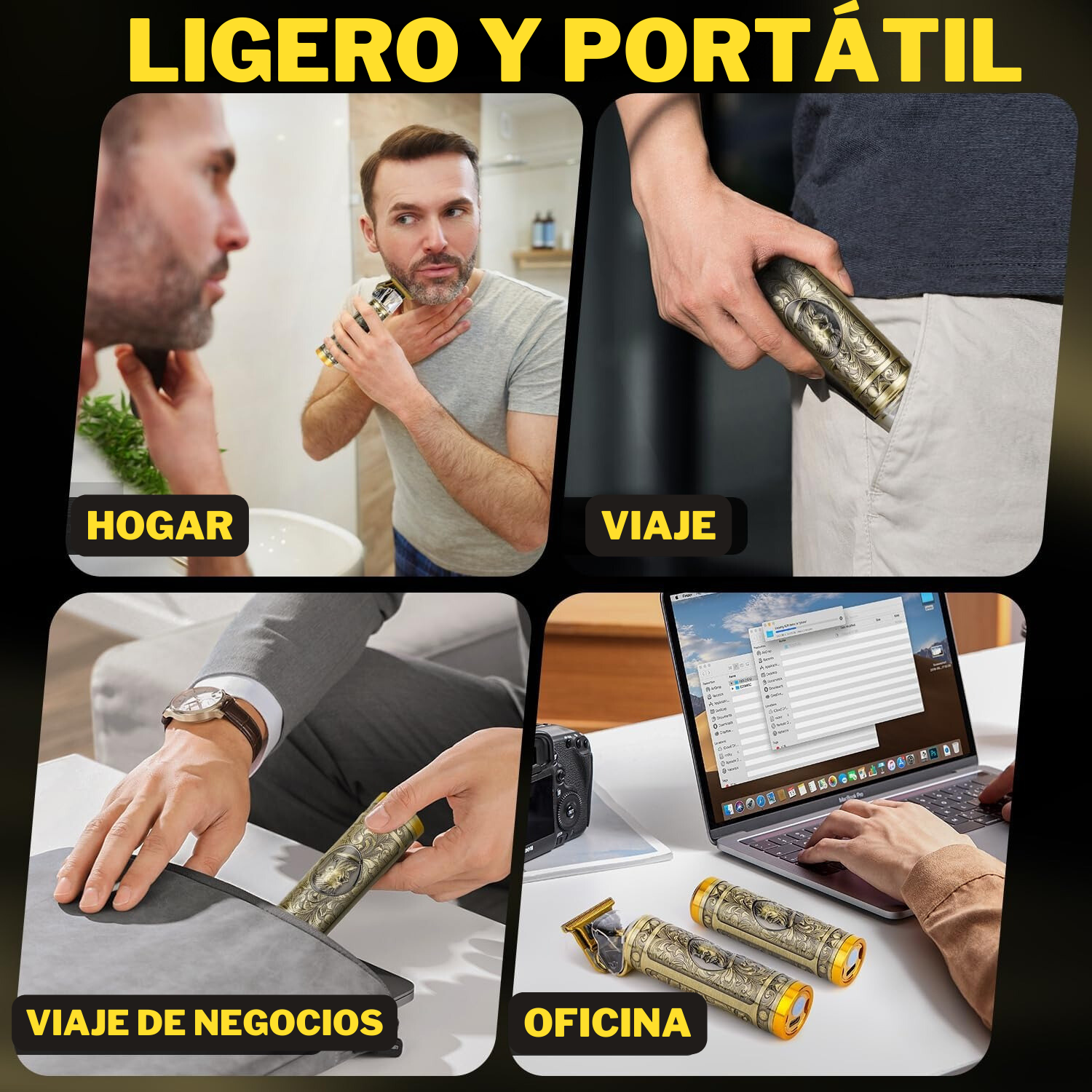 Máquina 3 en 1 Buda Original®, Patillera, rasuradora, corta pelos nari – Virtual Shop JM