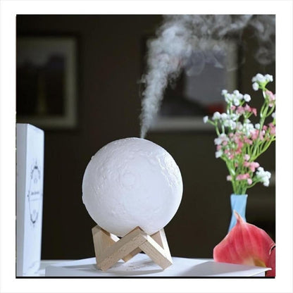 Humidificador, difusor lámpara luna 3D - Obsequio Esencia®