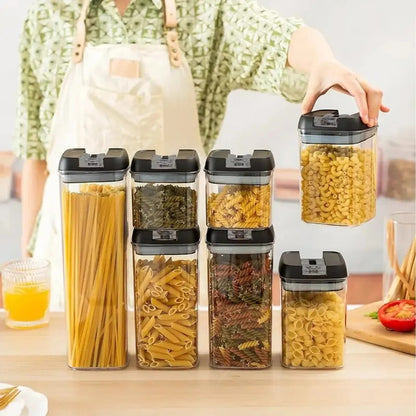 Organizador de alimentos hermético x7 unidades - Calidad Premium